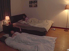 06C0324-Perverted Step mother sneaks into her Step daughter's room and visits her boyfriend at night