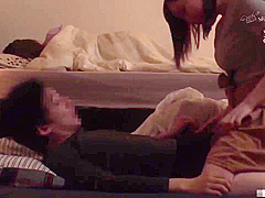 06C0324-Perverted Step mother sneaks into her Step daughter's room and visits her boyfriend at night