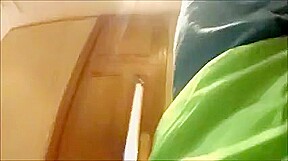 85 NYLON SHORTS UNCUT COCK OUT GYM RESTAURANT