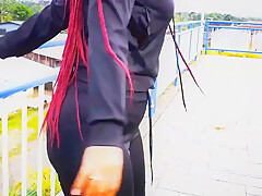 A Real Amateur Girl Fucking A Sexy Strangers Huge Ass, Shes Addicted To Sex!