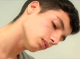 A young masseur    is being massaged