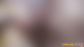 African Amateur Filmed By White Traveler While Sucking His Cock