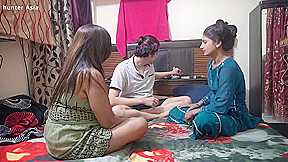 After Drink And Smoke , Daisy And Sonam Made Hunter Cum 2 Times - Hunter Asia