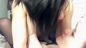 After she blowed me long enough, i fucked her good and came on her pretty face
