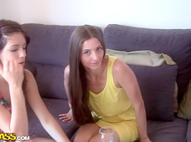 Agnessa & Carla & Leila in group sex video featuring hot student 18+ girls