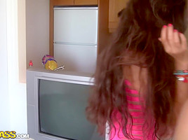 Agnessa & Carla & Leila in group sex video featuring hot student 18+ girls