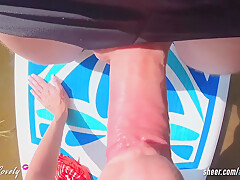 Alisa Lovely - We Were Noticed - Real Risky Outdoor Rer Fuck By The River Bank 6 Min