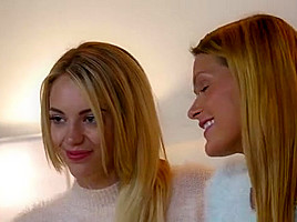 All Natural Hottie Abby Cross And Her Lesbian GF Blake Eden Eat Pussy!