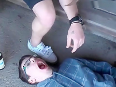 Alpha Humiliating his Slave In Public