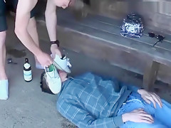 Alpha Humiliating his Slave In Public