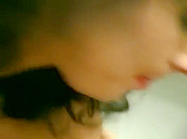 Amateur Busty Brunette Milf Engulfing Giant Cock