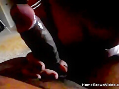 Amateur Ebony Bbw Deepthroats A Big Black Cock