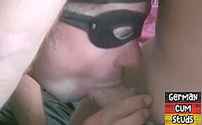 Amateur German gay asstoyed by BF after giving blowjob