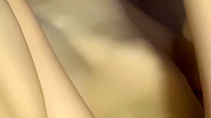 Amateur babe enjoying her first nude modeling and blowjob experience