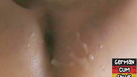 Amateur jizzed German gay rimmed and fucked in asshole