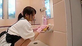 Amazing Japanese chick Rui Natsukawa in Fabulous Facial, Blowjob JAV clip