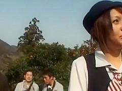 Amazing Japanese slut Asuka Hirayama in Incredible Outdoor JAV movie