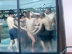 Amazing Japanese slut in Crazy Fingering, Gangbang JAV movie