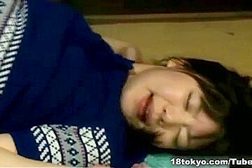 Amazing Japanese teen 18+ likes to get hard pounding