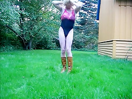 Amazing amateur shemale scene with Solo, Amateur scenes