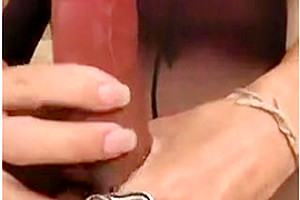 Amazing amateur shemale video with Solo, Masturbation scenes