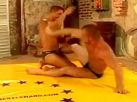 Amazing gay clip with Sex, Wrestling scenes