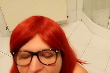 Ambitious Piss Whore Luna loves drinking huge amounts of pis
