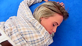 Anal debut for sexy babe who also sucks cock