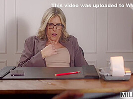 Anal-loving Bosslady Cory Gives Candidate A Real Job 12 Min