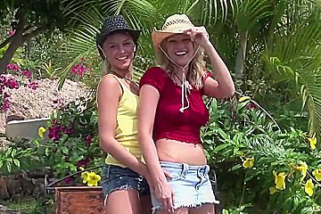 And Faith - Cowgirls Lesbian Sex With Carli Banks And Victoria Daniels