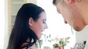 Angela White - Gives Him A Taste Of Her Pussy!