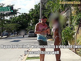 Antonio Mallorca - Omg Sexy Bikini Girl Says Yes To Fucking A Stranger She Meets On The Street!
