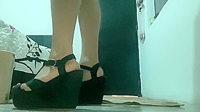 Arabian With Heels Failing Anally With Baebi Hel