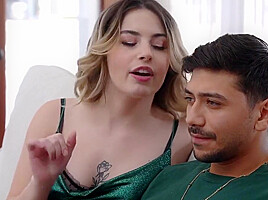 Aria Valencia And Chanel Camryn In The Guy Was Able To Give Bright Pleasure To Two Lesbians