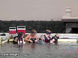 Ariel Enjoys The Dolphin, And Your Cock - ATKGirlfriends