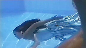 Arin underwater striptease