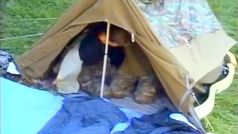 Army Boy Camping