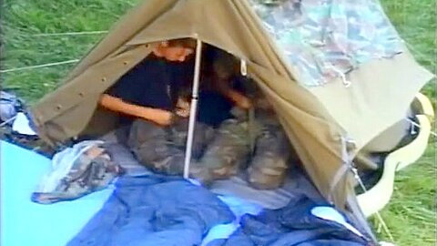 Army Boy Camping