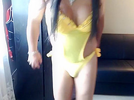 Asia In Yellow Swimsuit 6