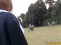 Asian Wench Hot Outdoor Blowjob