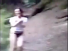 Asian Women Get Nude Outside
