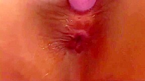 Asian hottie enjoying her vibrator
