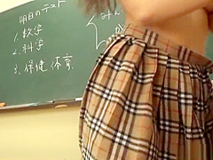 Asian teen 18+ babe gets nailed in the classroom