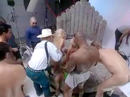 Aurora Snow and 12 Males