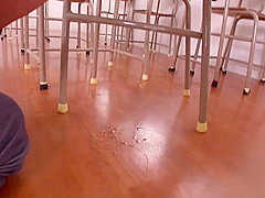 Ayami Shunka gets bonked in the classroom