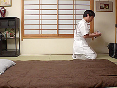 B2K2501- A Sensitive Lady With A Big Ass Feeling During A Massage Visit