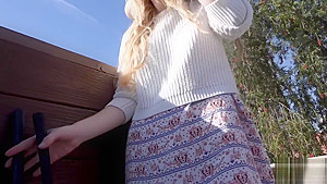 (BANG) NADYA NABAKOVA PUTS HER PUSSY ON DISPLAY AT THE GOLF COURSE