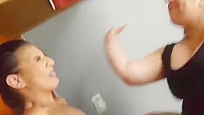 BBW Renata dominates slave girl
