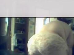 BBW getting dressed