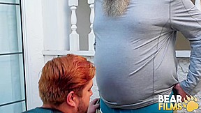 BEARFILMS Fat Bear Tony Marks Sucked By Gay Alezgi Cage